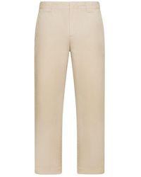 Golden Goose - | Pantaloni chino in cotone fit regular | male | BEIGE | 46 - Lyst