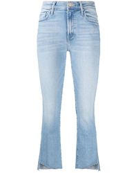 Mother - | Jeans ' The Insider Crop Step Fray' | female | BLU | 26 - Lyst