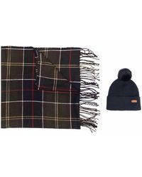 Barbour - Set Regalo Berretto Dover E Sciarpa Hailes - Lyst