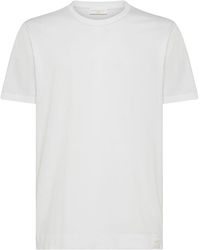 Daniele Fiesoli - | T-shirt girocollo a maniche corte in cotone | male | BIANCO | XL - Lyst