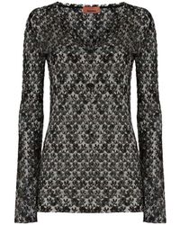 Missoni - Maglia Con Scollo A V - Lyst