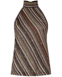 Missoni - Halter Neck Top - Lyst