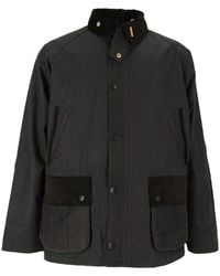 Barbour - Giacca Cerata Patch Bedale Icons - Lyst