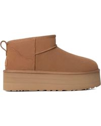 UGG - Ultra Mini Stivali Classici Con Altopiano - Lyst