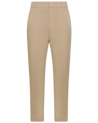 Dondup - | Pantaloni Nima loose chino fit in cotone | female | BEIGE | 30 - Lyst