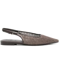 Brunello Cucinelli - Leather Ballets-Donna - Lyst