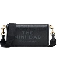 Marc Jacobs - La mini borsa nera in pelle - Lyst