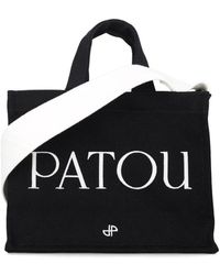 Patou - | Borsa tote piccola con logo | female | NERO | UNI - Lyst