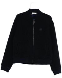 Etro - Bomber Jacket With Embroidered Logo And Zip Fastening - Lyst