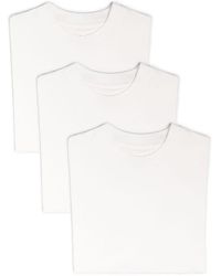 Jil Sander - | Confezione da 3 t-shirt in cotone con etichetta logo | female | BIANCO | S - Lyst