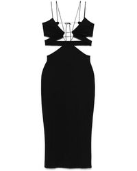 Amazuìn - Abito Midi 'Klea' Con Dettagli Cut-Out - Lyst