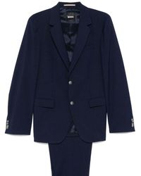 BOSS - Single-Breasted Virgin Wool Houston Suit - Lyst