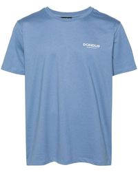 Dondup - | T-shirt con logo | male | BLU | XL - Lyst