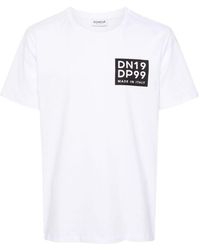 Dondup - | T-shirt con logo | male | BIANCO | XL - Lyst