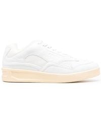 Jil Sander - Leather Sneakers - Lyst