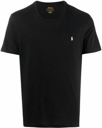 Polo Ralph Lauren - | T-shirt logo ricamato | male | NERO | XL - Lyst