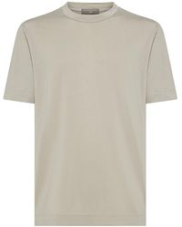 Daniele Fiesoli - | T-shirt girocollo a maniche corte in cotone | male | GRIGIO | XL - Lyst