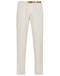 White Sand - | Pantaloni con cintura | male | BIANCO | 52 - Lyst