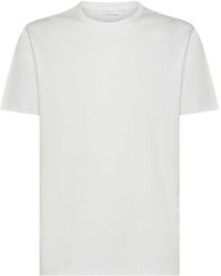 Peuterey - | T-shirt in cotone con logo ricamato | male | BIANCO | XL - Lyst
