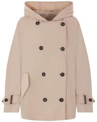 Brunello Cucinelli - Trench Doppiopetto - Lyst