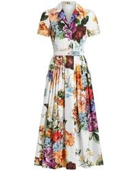 Dolce & Gabbana - 'Bouquet' Print Dress - Lyst