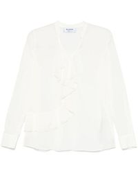 Blugirl Blumarine - Semi Trasparent Blouse - Lyst