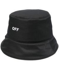 Off-White c/o Virgil Abloh - Stylish Off Stamp Rev Bucket Hat For - Lyst