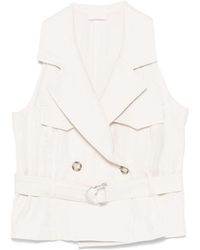 Liu Jo - Gilet Con Cintura - Lyst