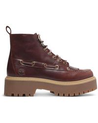 Timberland - Stivaletti Stringati Marroni - Lyst