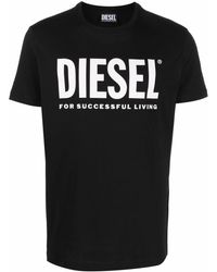 DIESEL T-shirt con stampa - Nero