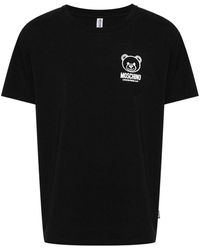 Moschino - | T-shirt motivo Teddy Bear | female | NERO | S - Lyst