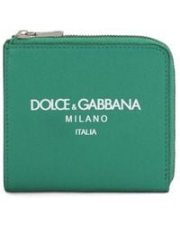 Dolce & Gabbana - Portafoglio in pelle con stampa - Lyst