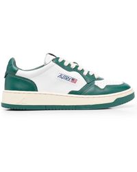 Sneakers AULMLL47 Bianche e Verde ScuroAutry in Pelle da Uomo colore Bianco Uomo Sneaker da Sneaker Autry 20% di sconto 