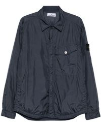Stone Island - Giacca Con Zip E Tasca - Lyst