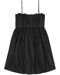 Ganni - Organic Cotton Mini Dress - Lyst