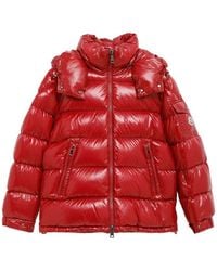 Moncler - Glossy 'Maire' Down Jacket With Hood - Lyst