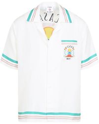 CASABLANCA - Camicia A Maniche Corte Con Stampa - Lyst
