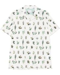 Paul Smith - Camicia Con Stampa Prickly Pear - Lyst