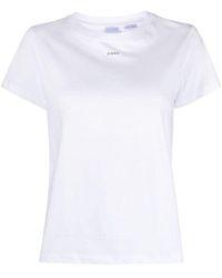 Pinko - | T-shirt con logo | female | BIANCO | XS - Lyst