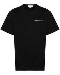 Alexander McQueen - | T-shirt con logo | male | NERO | M - Lyst