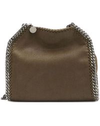 Stella McCartney - Mini Falabella Chain-Trimmed Tote Bag - Lyst