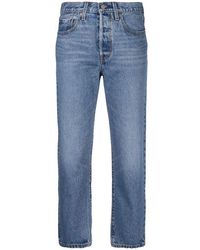 Levi's - Jeans Cropped A Gamba Dritta 501® - Lyst