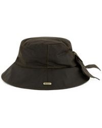 Barbour - Cappello Brambling Wax Verde Oliva - Lyst