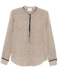 Forte Forte - Camicia 'My Shirt' Con Stampa A Pois E Collo Annodato - Lyst