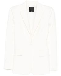 Pinko - Tailored Jacket With Notched Lapel - Lyst