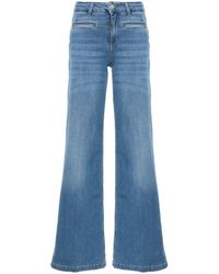 Liu Jo - | Jeans in cotone stretch svasati | female | BLU | 28 - Lyst