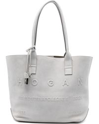 Hogan - Borsa Tote Address Goffrata - Lyst