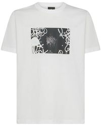 PS by Paul Smith - | T-shirt in cotone con stampa frontale | male | BIANCO | XL - Lyst