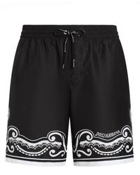 Dolce & Gabbana - Costume Da Bagno Con Stampa - Lyst