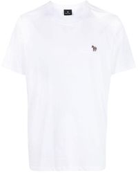 PS by Paul Smith - | T-shirt con logo Zebra | male | BIANCO | XL - Lyst